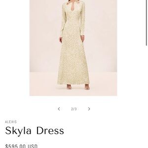 Alexis Skyla Maxi Dress in Cream